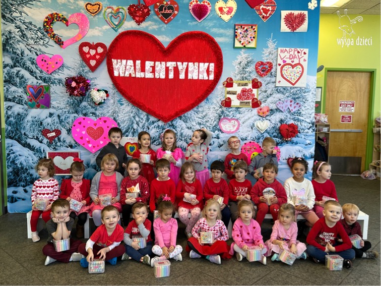 Konkurs na najpiękniejsze Serce Walentynkowe w Wyspie Dzieci River Grove.